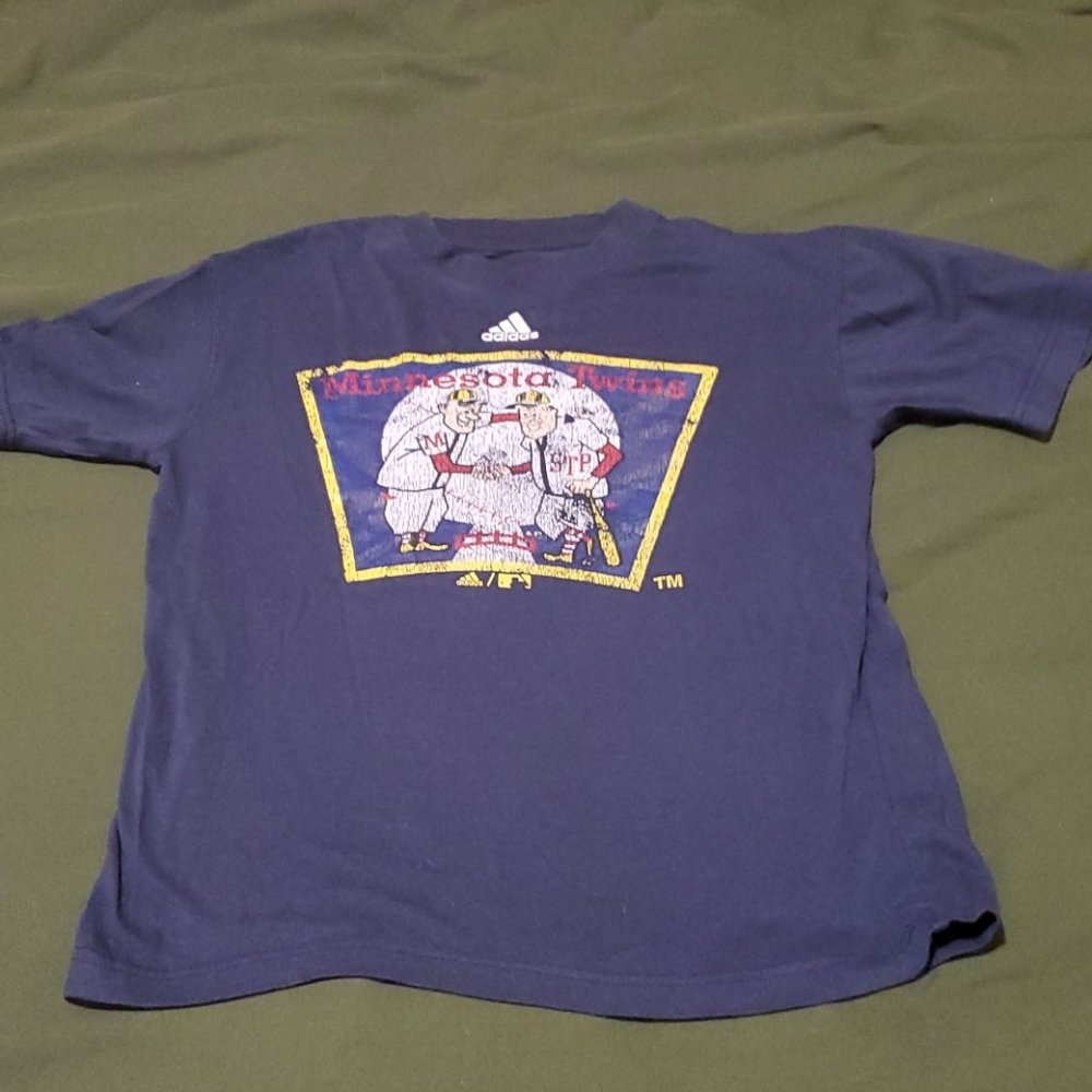 80s Vintage Minnesota twins adidas t shirt
